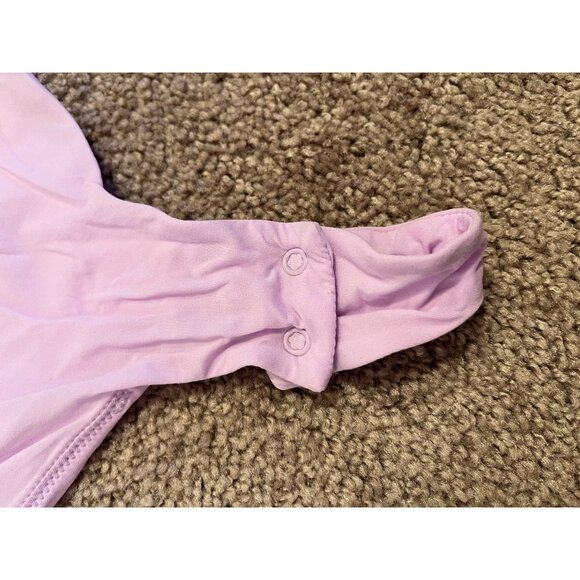 Skims Lavender Bodysuit Sz 4XL Stretchy Women’s Plus Square Neck Comfort Snap - Picture 7 of 7